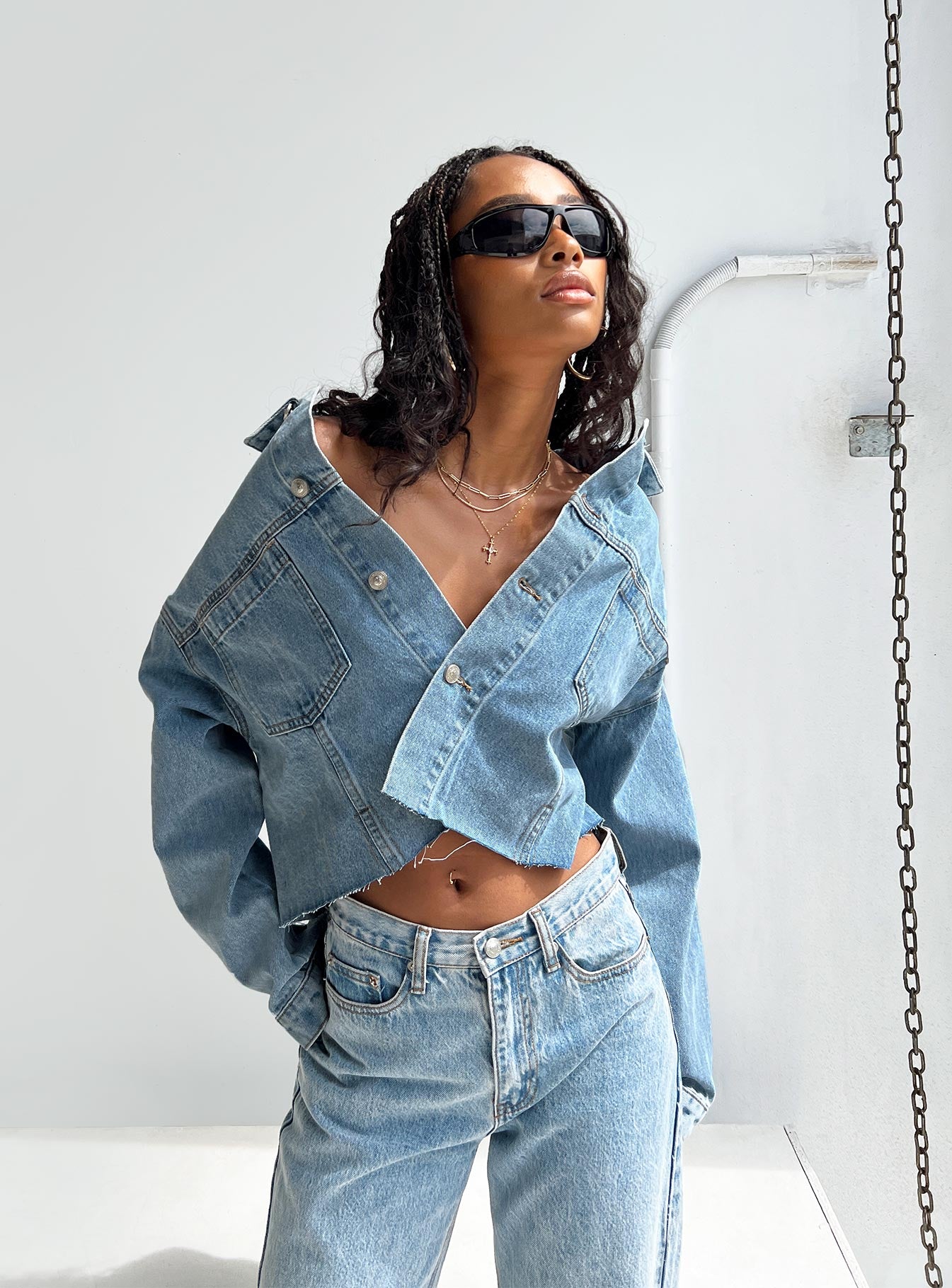 Roselyn Puff Sleeve Denim Jacket – Trends & Traditions Boutique